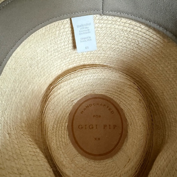 GIGI PIP River Guatemalan Palm Straw Hat
